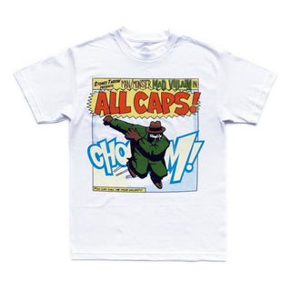 Stones Throw: Madvillain All Caps Shirt - White