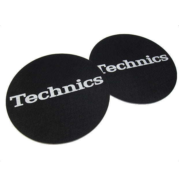 Technics: Slipmats - Black / Silver (Pair)