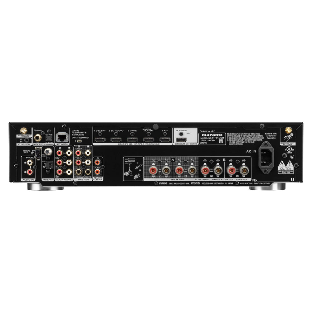 Marantz: NR1200 Slim Receiver (WIFI, Bluetooth, HEOS, Phono Input)