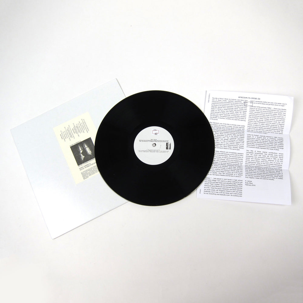 Marc Barreca: Music Works For Industry Vinyl LP