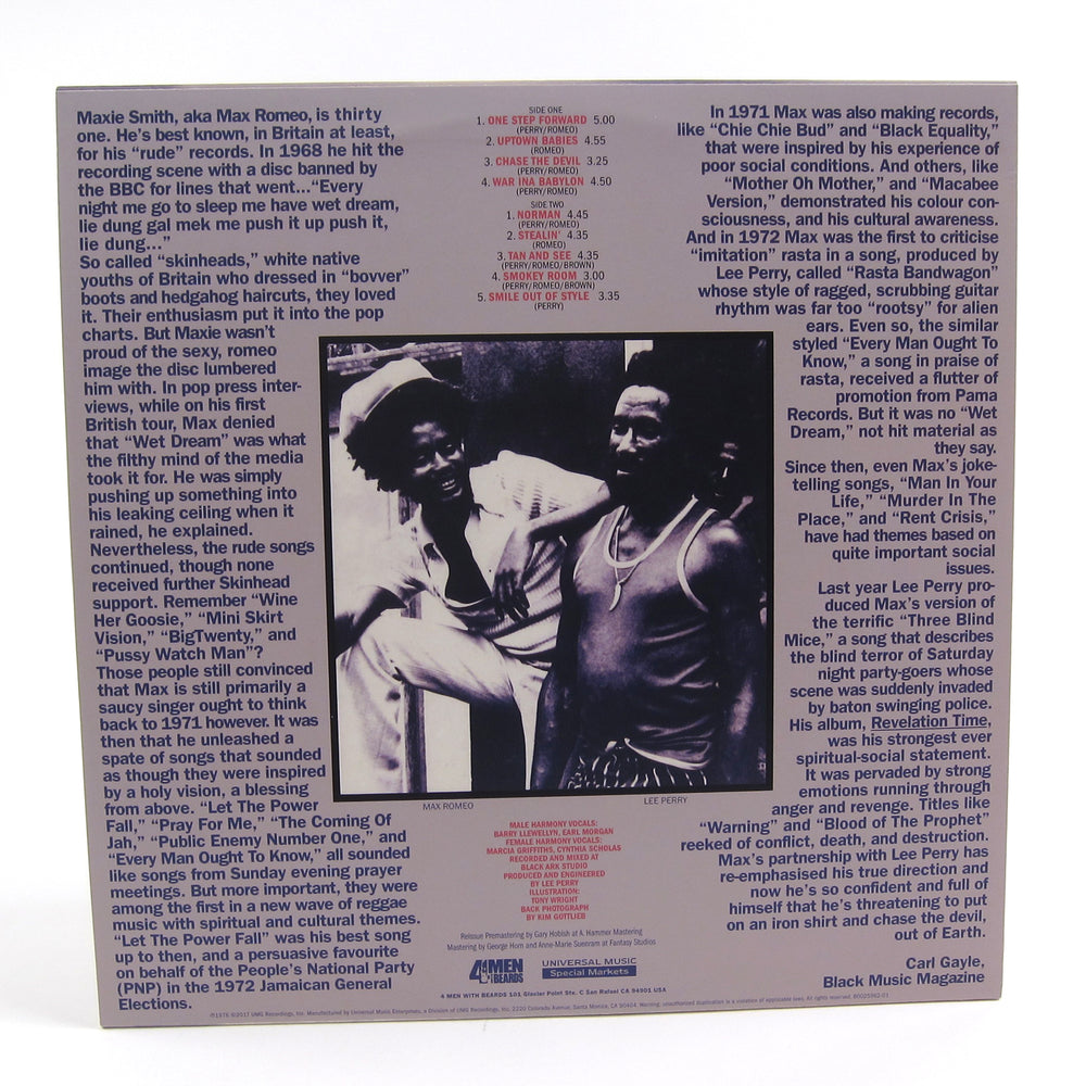 Max Romeo & The Upsetters: War Ina Babylon (Colored Vinyl) Vinyl LP