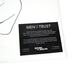 Men I Trust: Men I Trust (Black Ice Colored Vinyl) 