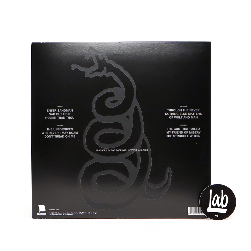 DISCO VINILO METALLICA - THE BLACK ALBUM 2LPS 180G VINYL