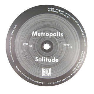 Metropolis: Solitude Vinyl 12"