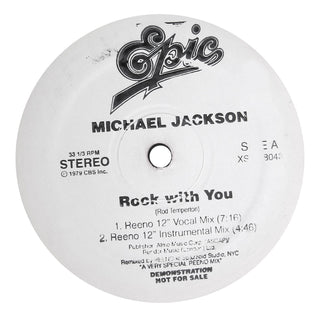 Michael Jackson: Rock With You / P.Y.T. Reeno Remix Vinyl 12"