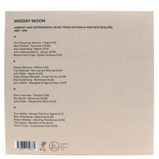 Bedroom Suck Records: Midday Moon - Ambient And Experimental Music From Australia And New Zealand 1980-1995 Vinyl 2LP