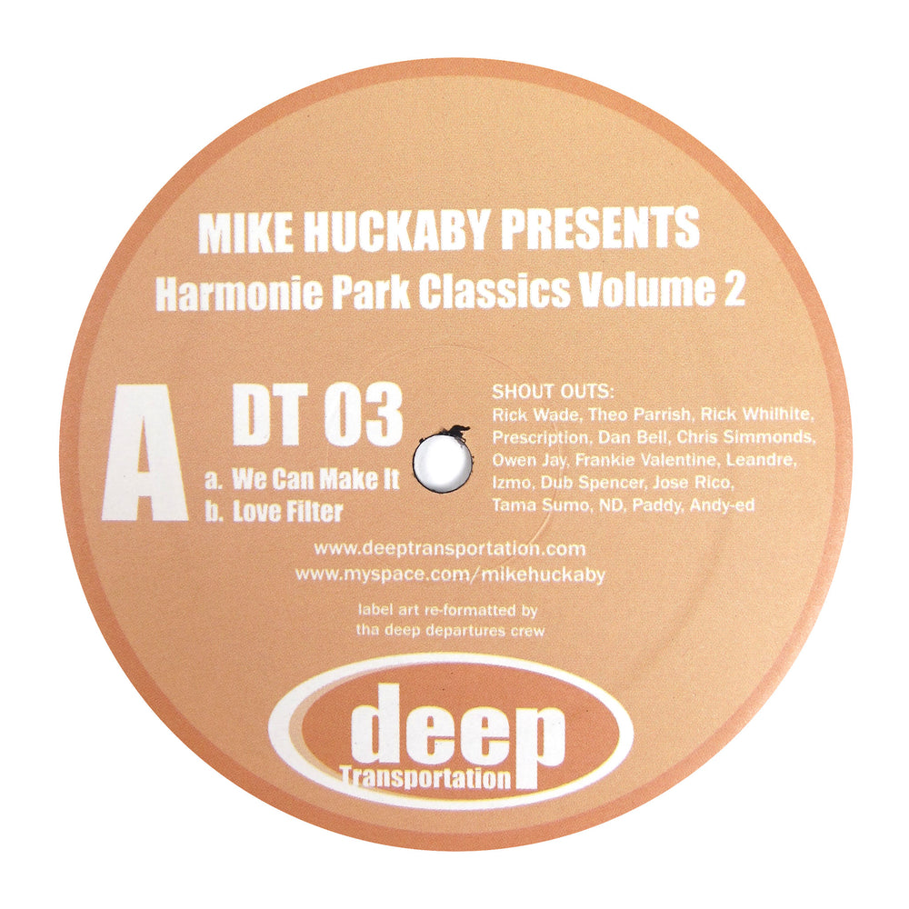 Mike Huckaby: Harmonie Park Classics Vol.2 Vinyl 12"