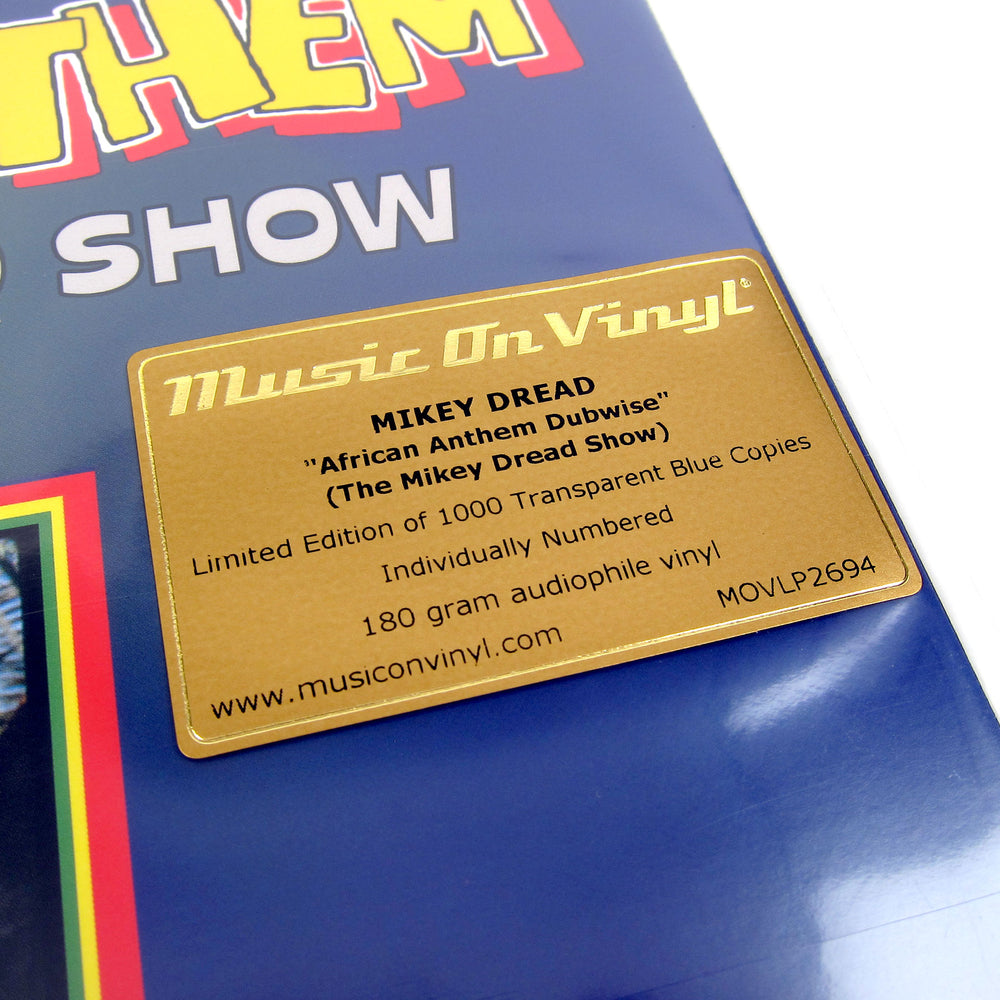 Mikey Dread: African Anthem Dubwise (Music On Vinyl 180g Colored Vinyl) Vinyl LP
