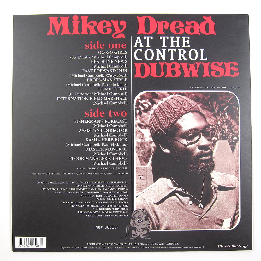 Mikey Dread: Dread At The Control Dubwise (Music On Vinyl 180g, Colored Vinyl) Vinyl LP