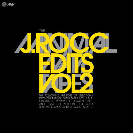 J-Rocc: The Minimal Wave Tapes - Edits Vol. 2 12"