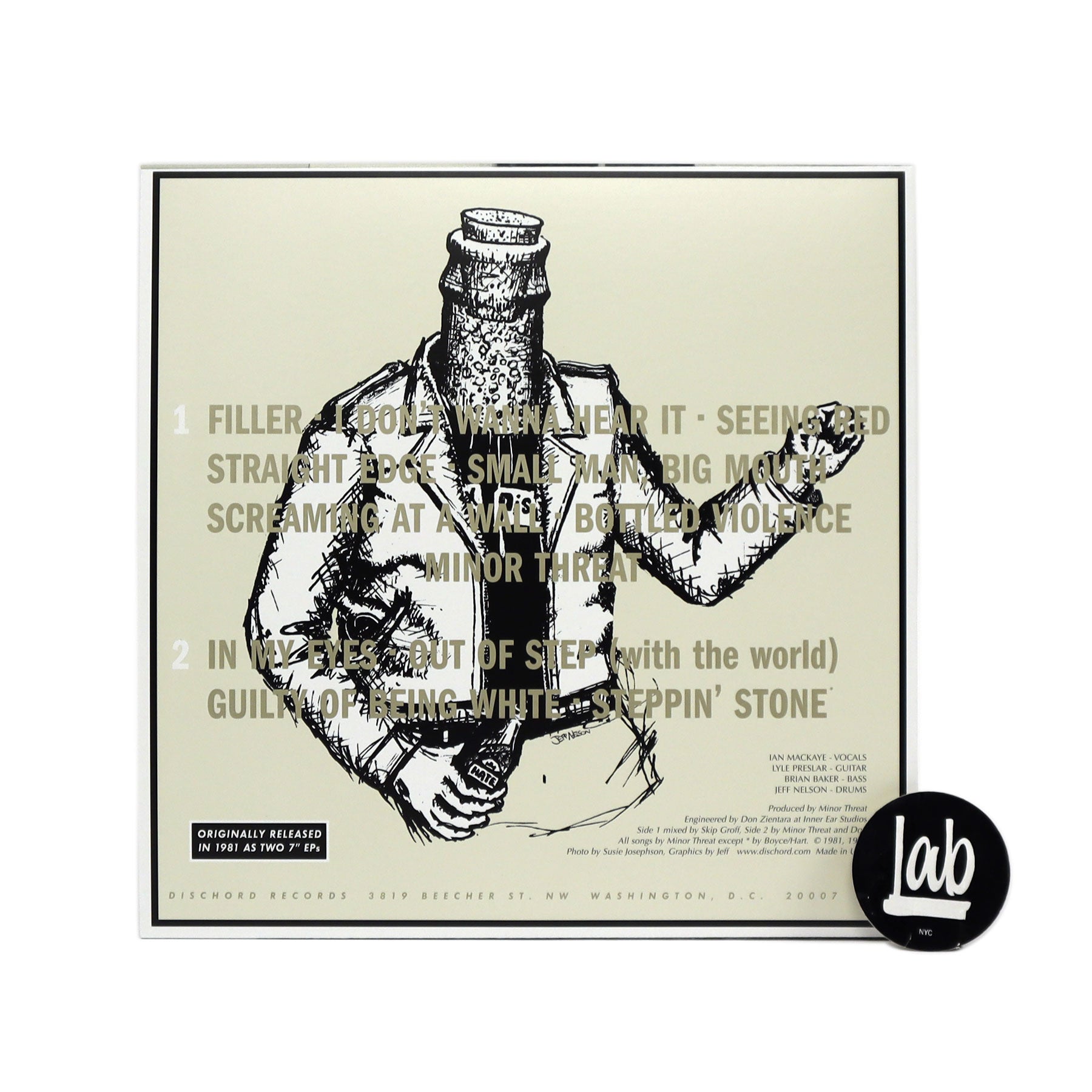 Minor Threat: Minor Threat (Silver Colored Vinyl) Vinyl LP