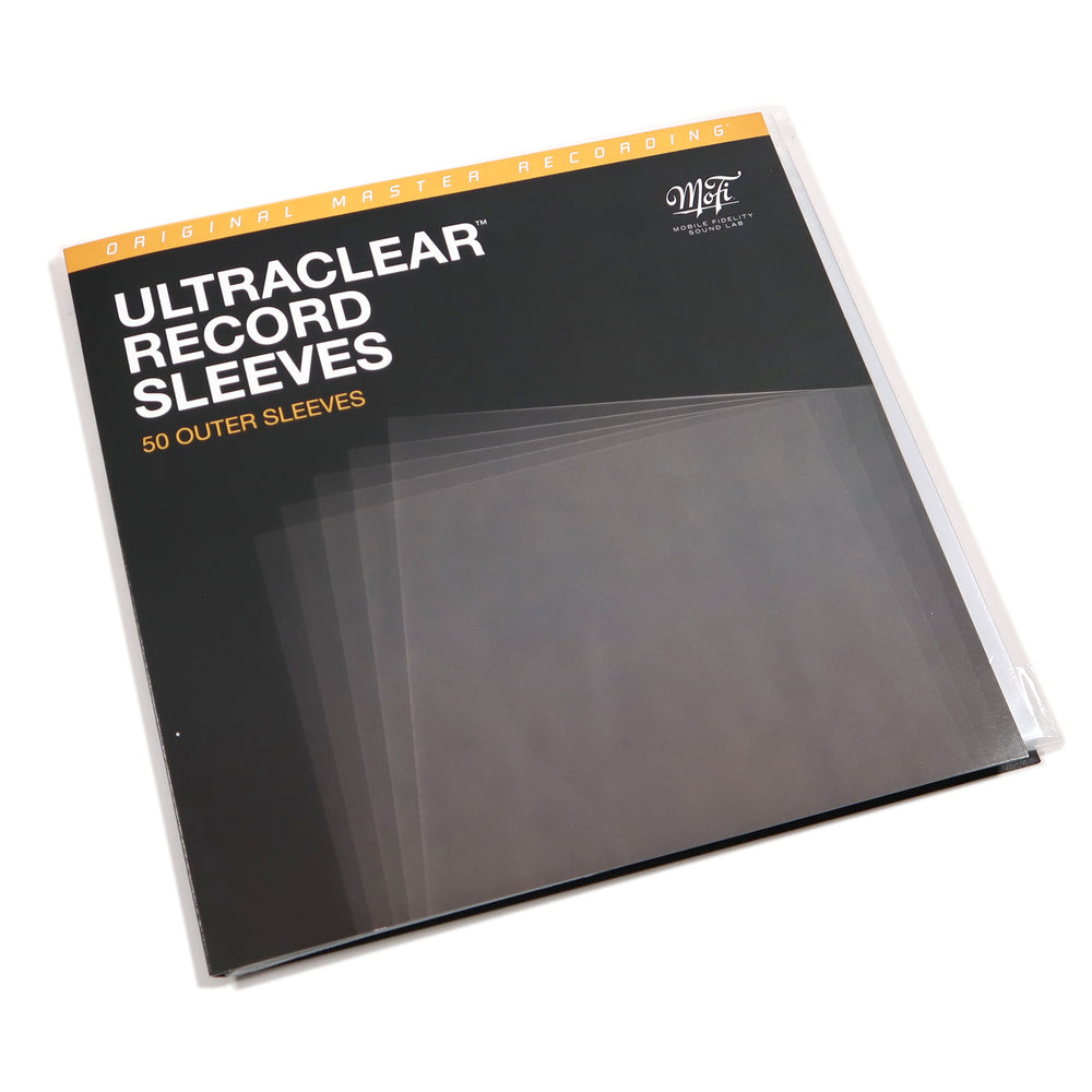 Mofi Archival UltraClear Vinyl Record Outer Plastic Sleeves 50