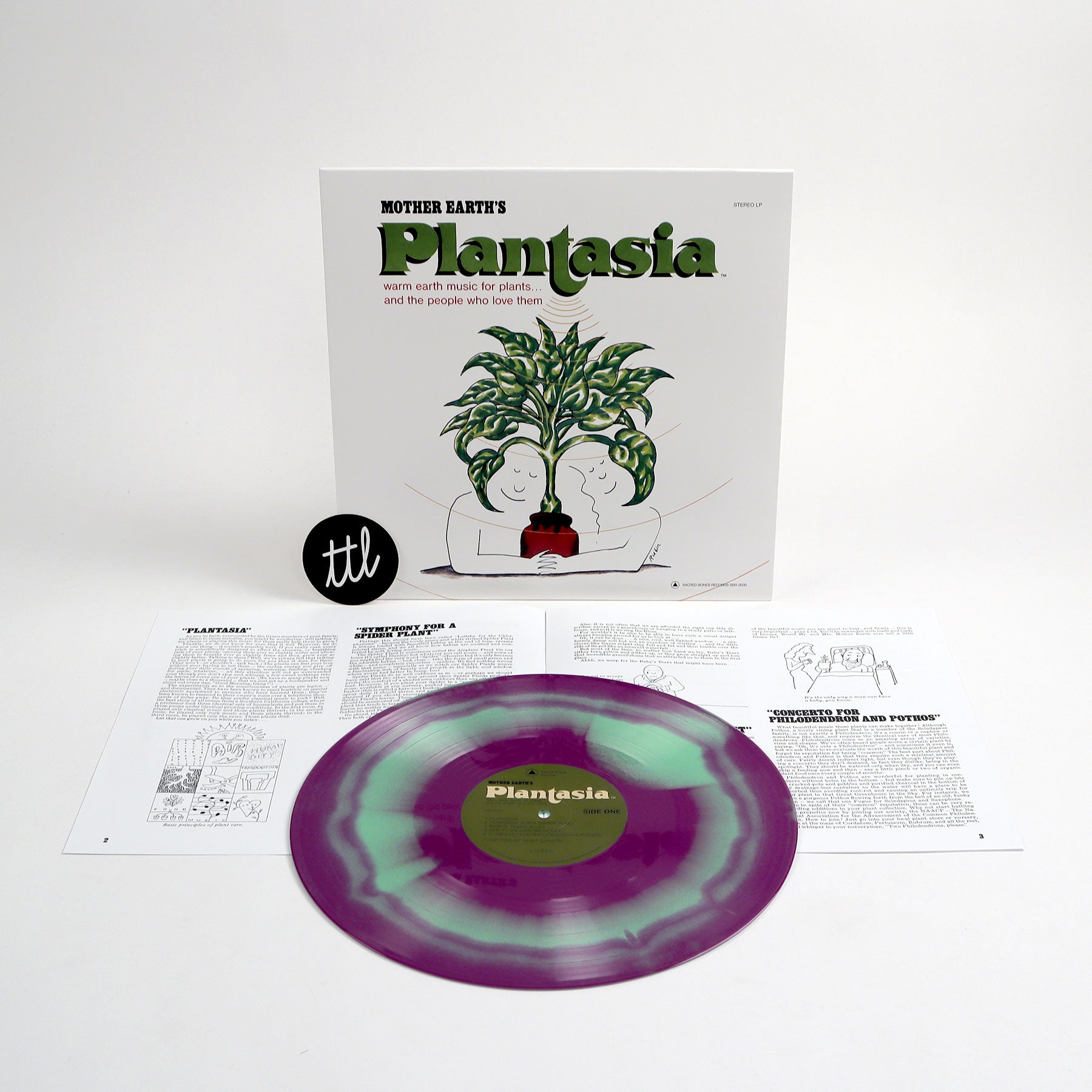 mort garson symphony for a spider plant Mort Garson: Mother Earth's Plantasia (Pink & Green Colored Vinyl) Vinyl LP