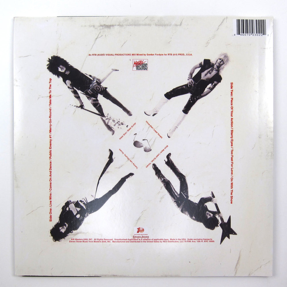 Motley Crue: Too Fast For Love (180g White Smoked Colored Vinyl) Vinyl LP