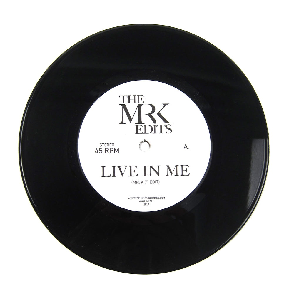 Mr. K: Live In Me / Warm Weather (Rufus & Chaka Khan, Pieces Of A Dream) Vinyl 7"