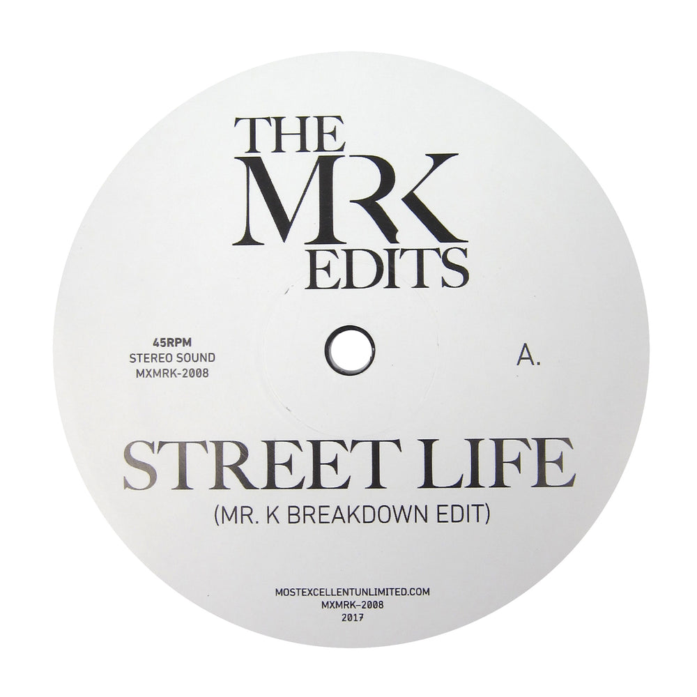 Mr. K: Street Life / Nubian Lady (Crusaders, Roy Meriweather) Vinyl 12"