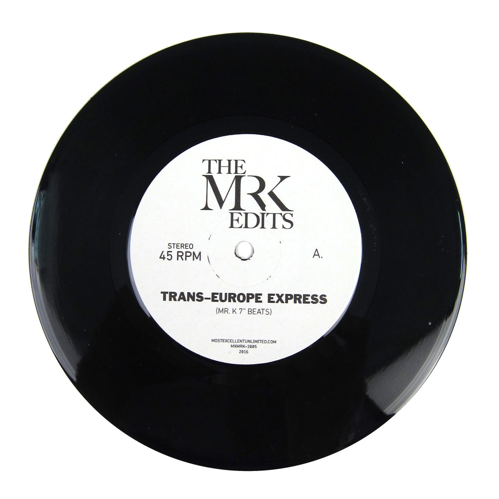 Mr. K: Trans-Europe Express Edits (Kraftwerk) Vinyl 7"