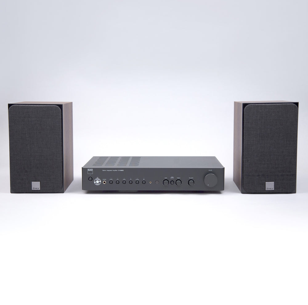 NAD: C316BEE V2 Amp + Dali Oberon 1 Speakers Analog Listening Package (TTL Custom)