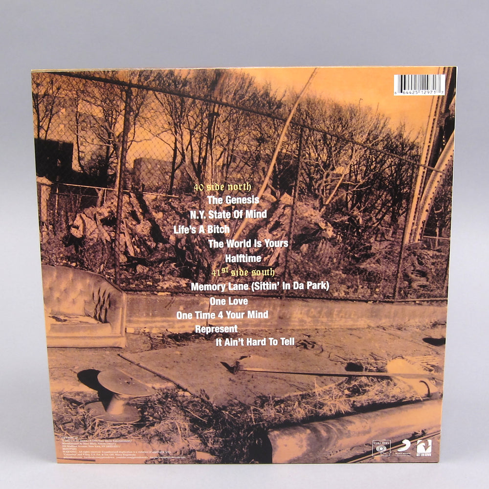 Nas: Illmatic (Colored Vinyl) Vinyl LP - Turntable Lab Exclusive back