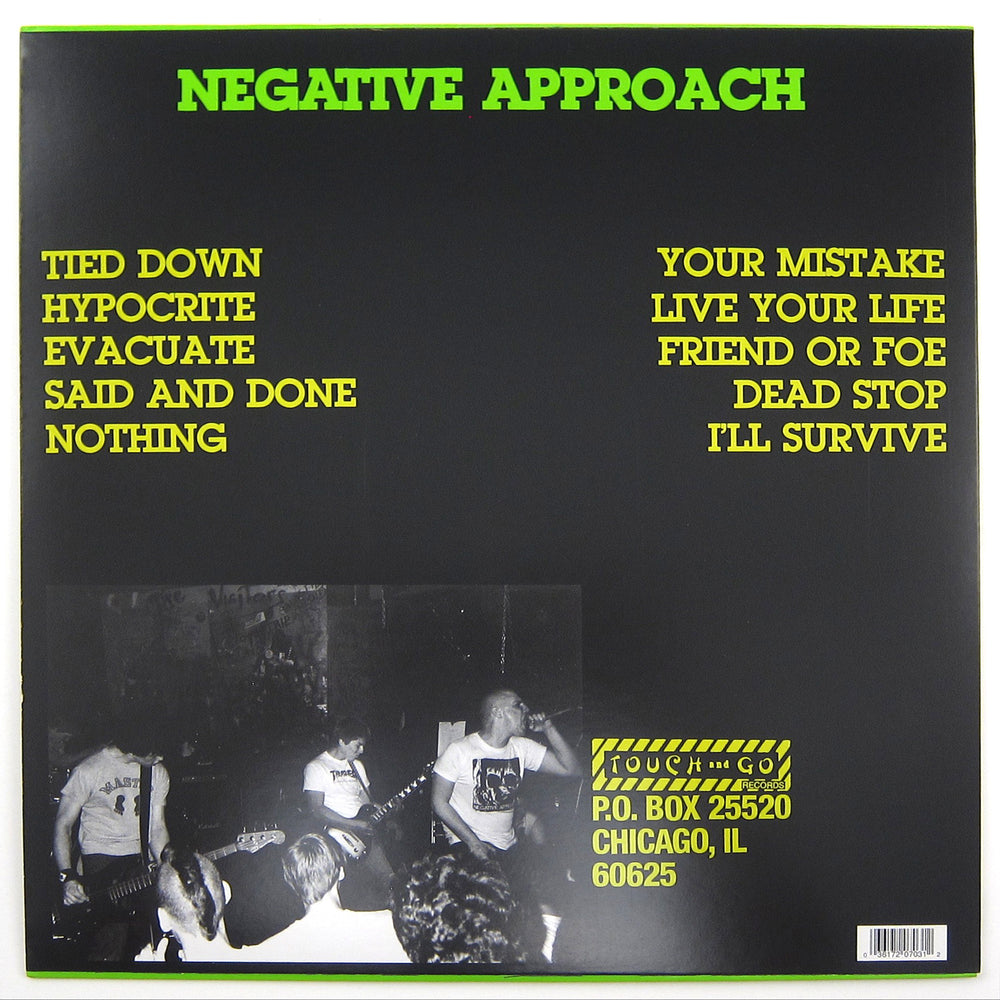 Negative Approach: Tied Down (Colored Vinyl) Vinyl LP