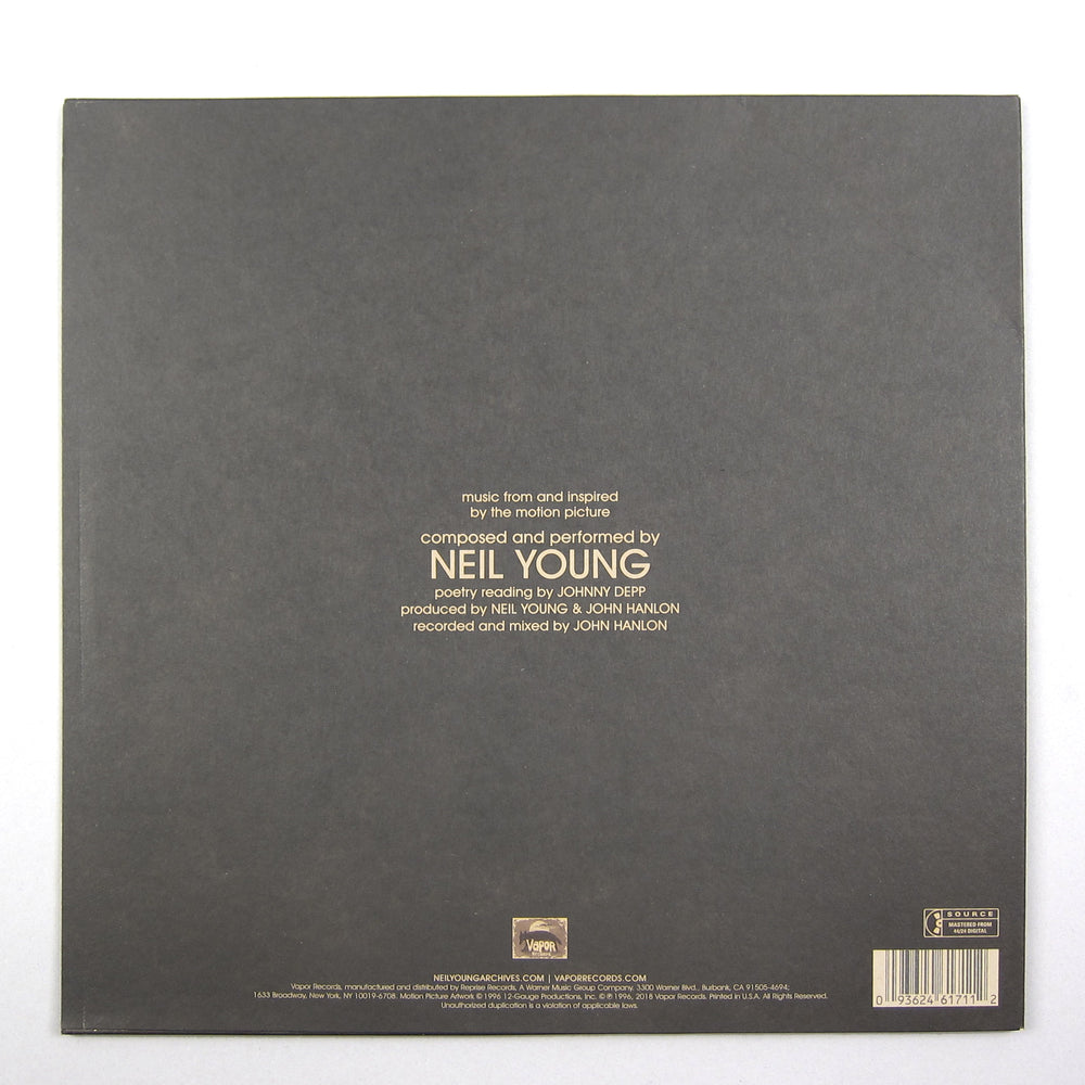 Neil Young: Dead Man Soundtrack (Jim Jarmusch) Vinyl 2LP
