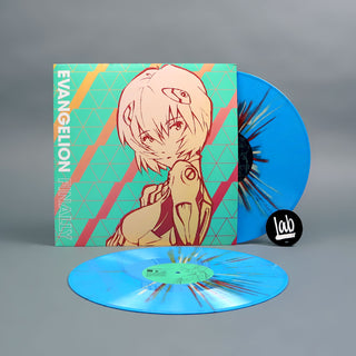 Neon Genesis Evangelion: Evangelion Finally Soundtrack (Blue Rei-nbow Splatter Colored Vinyl) Vinyl 2LP