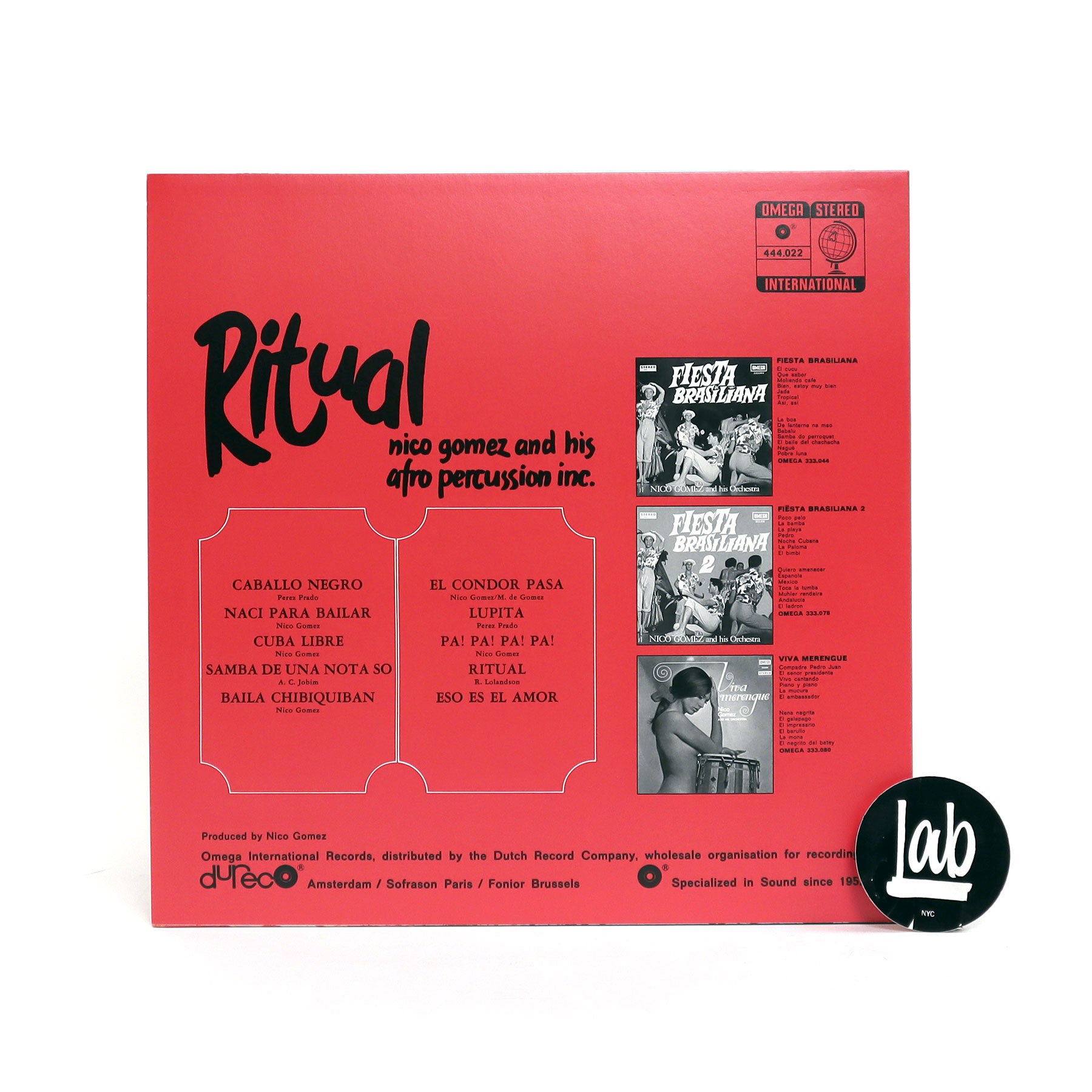Nico Gomez: Ritual (Indie Exclusive Colored Vinyl) Vinyl LP ...