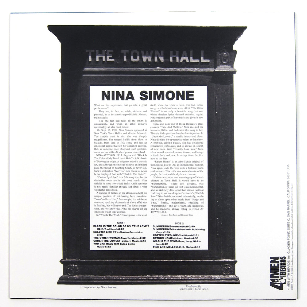 Nina Simone: Nina Simone At Town Hall (Dark Pink Colored Vinyl) Vinyl LP