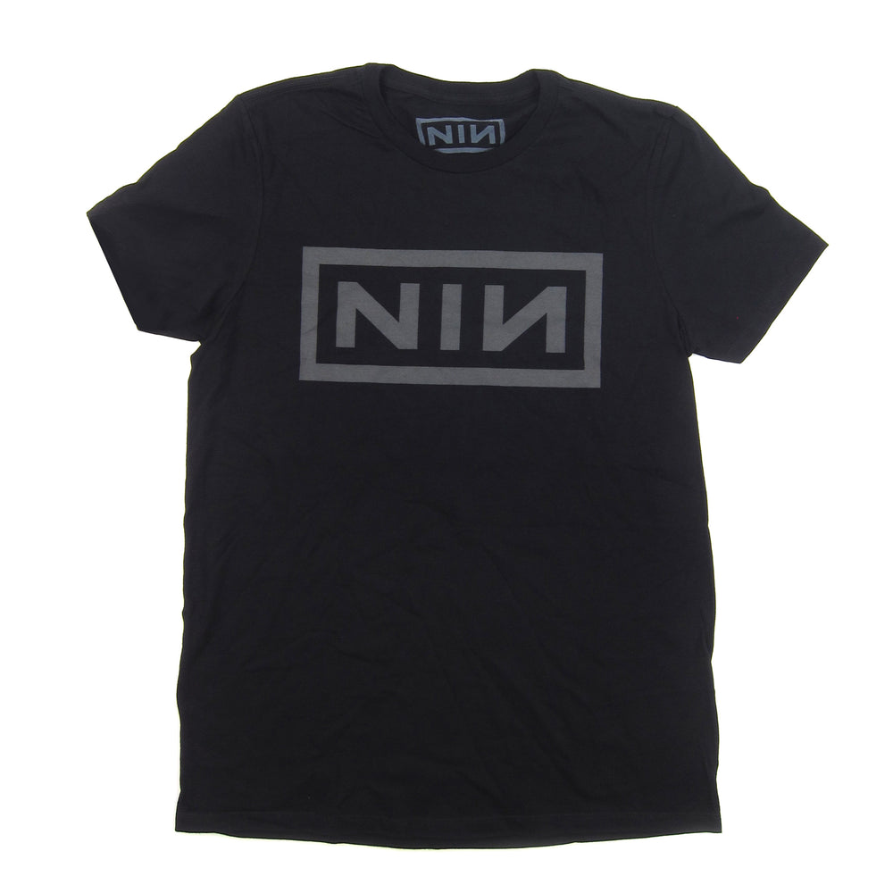 Nine Inch Nails: Grey Logo Shirt - Black