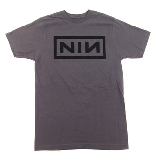 Nine Inch Nails: Black Logo Shirt - Charcoal