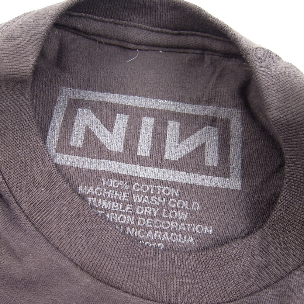 Nine Inch Nails: Black Logo Shirt - Charcoal