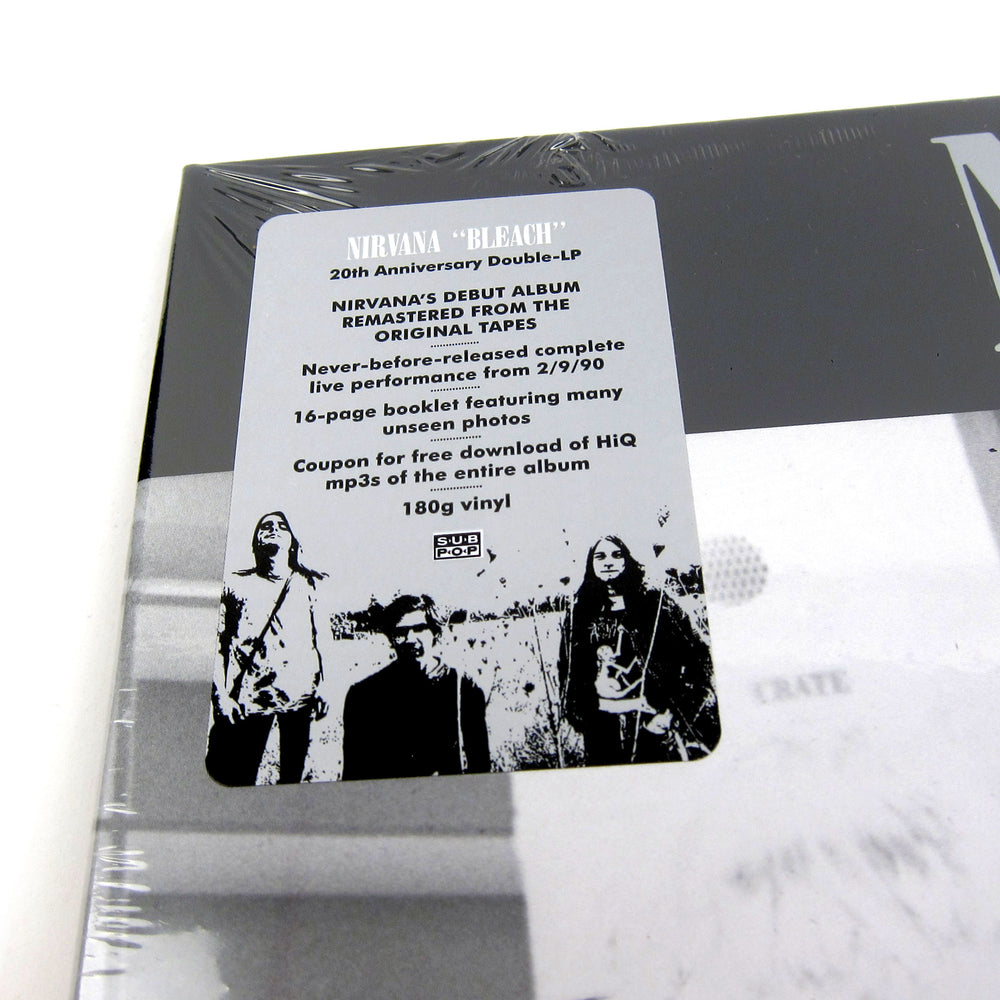 Nirvana: Bleach 20th Anniversary (180g, Book) 2LP