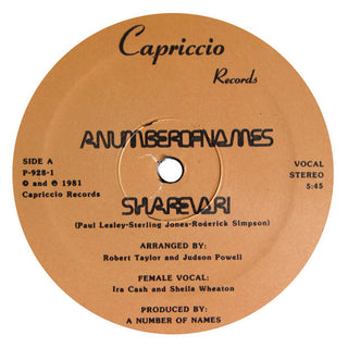 A Number Of Names: Sharevari 12"