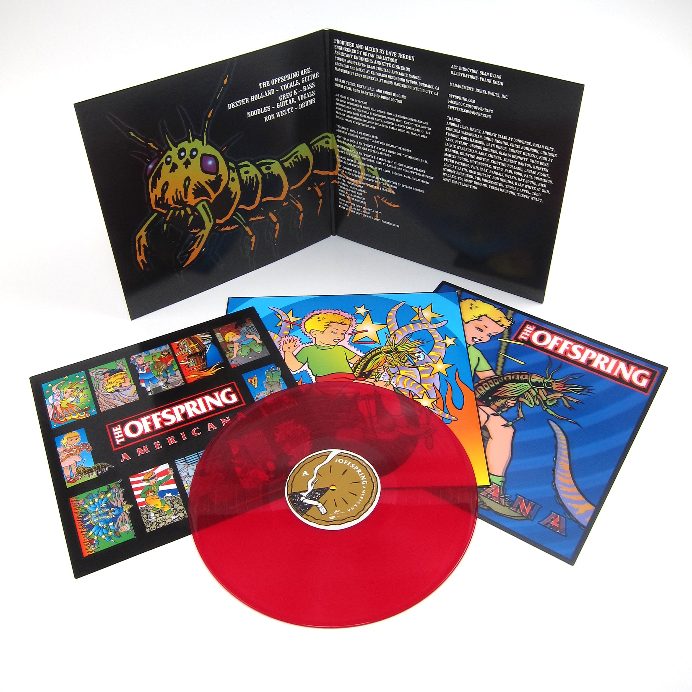 The Offspring Americana Red Vinyl Vinyl LP TurntableLab the-offspring-americana-red-vinyl-vinyl-lp-turntablelab