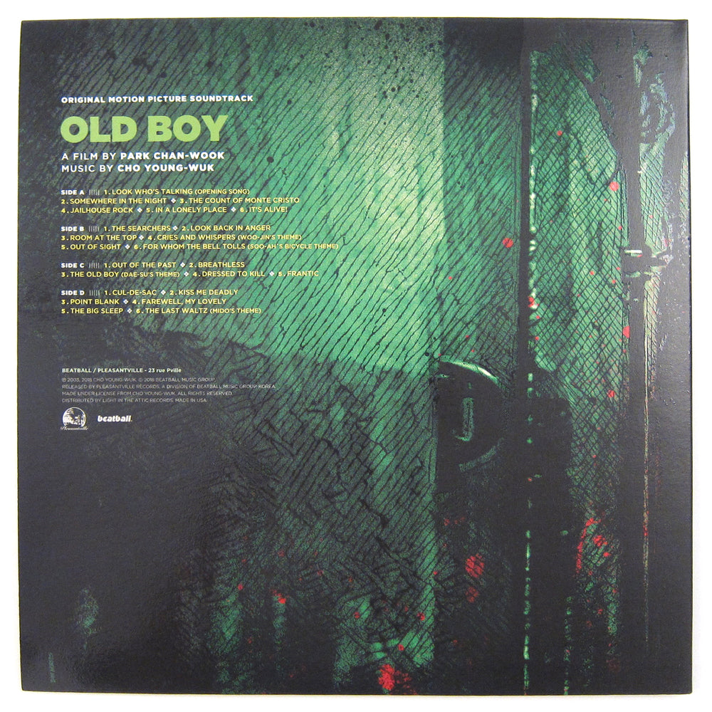 Cho Young-wuk: Oldboy Soundtrack - Vengeance Trilogy Part. 2 (Colored Vinyl) Vinyl 2LP