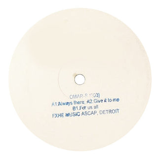 Omar-S: 003 EP Vinyl 12"