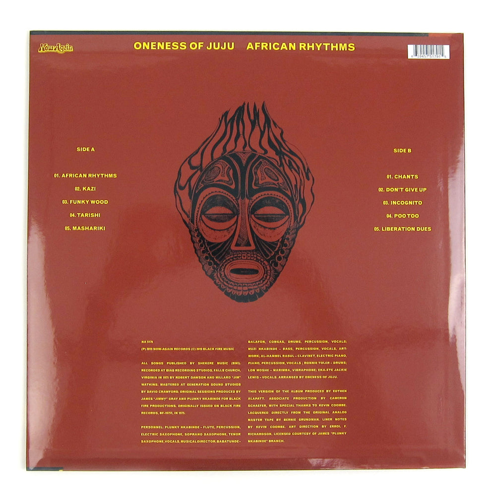 Oneness Of Juju: African Rhythms Vinyl LP