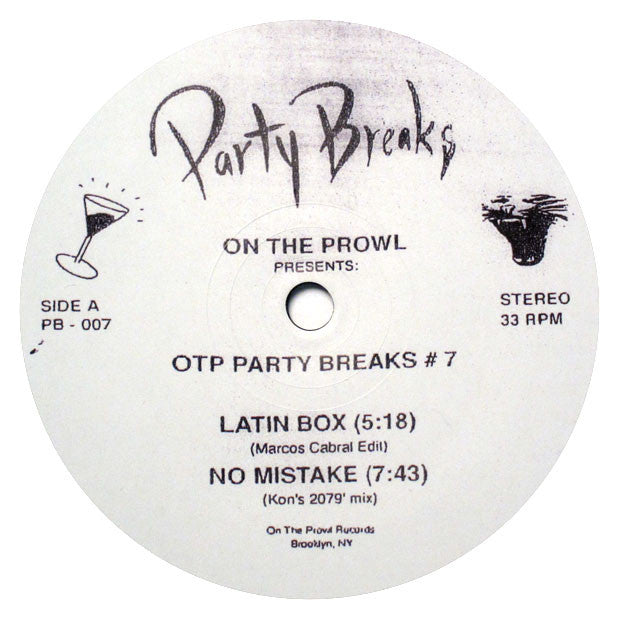 On The Prowl: OTP Party Breaks #7 (Kon, Jacques Renault) 12"