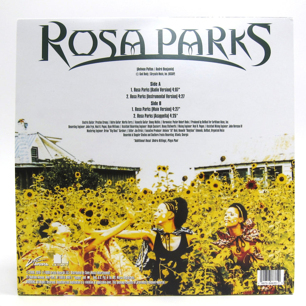 Outkast: Rosa Parks Vinyl 12" (Record Store Day)