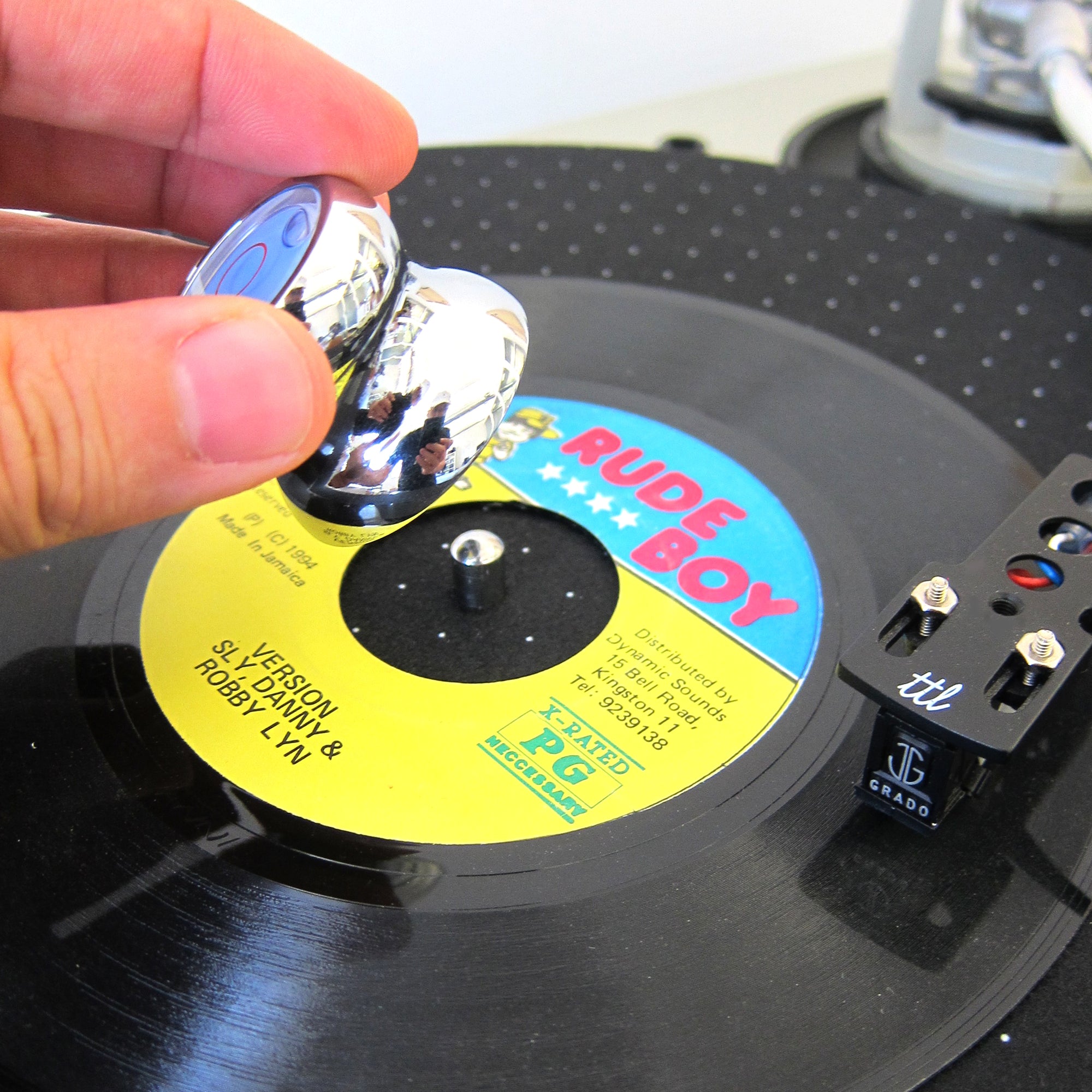 Oyaide STBEP 45 Adaptor + Record Stabilizer + Bubble Level