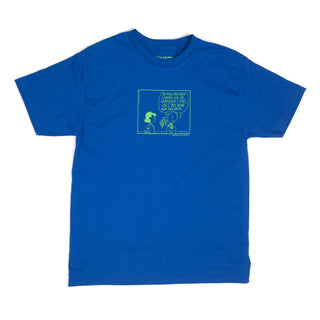 Turntable Lab: Peanuts Record Shopping Shirt - Royal
