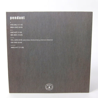 Pendant: Make Me Know You Sweet (Huerco S.) Vinyl 2LP