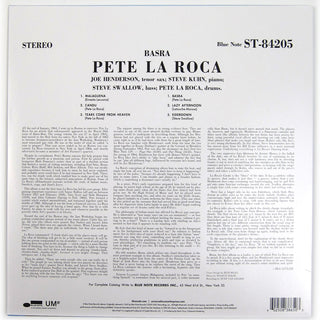 Pete La Roca: Basra Vinyl LP