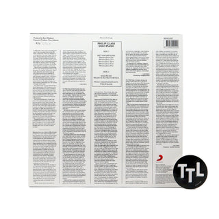 Philip Glass: Solo Piano (Music On Vinyl 180g, Colored Vinyl) Vinyl LP