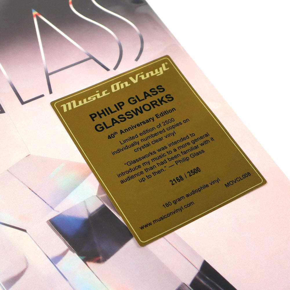 Philip Glass: Glassworks (Music On Vinyl 180g, Colored Vinyl) Vinyl LP