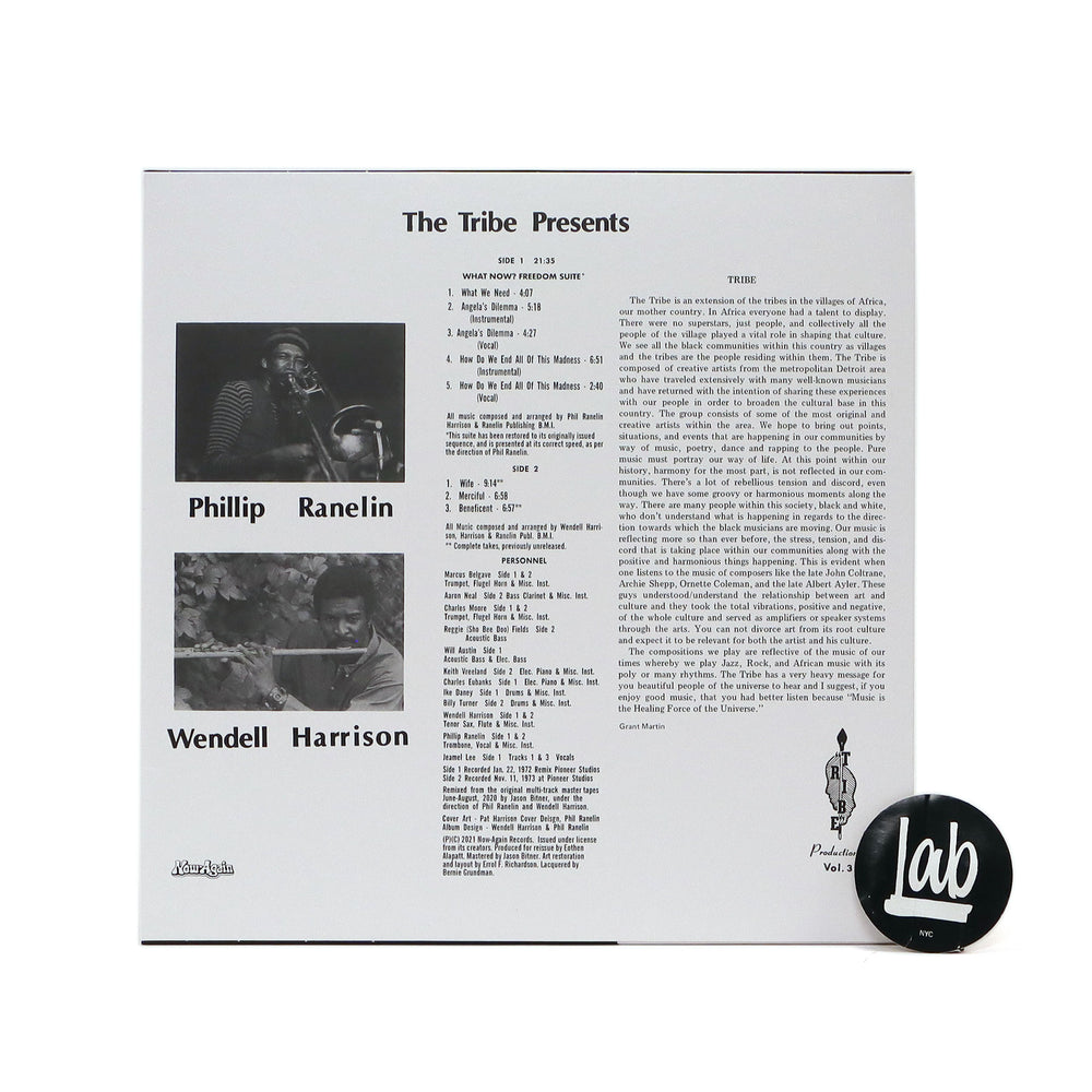 Wendell Harrison & Phillip Ranelin: Message From The Tribe Vinyl LP