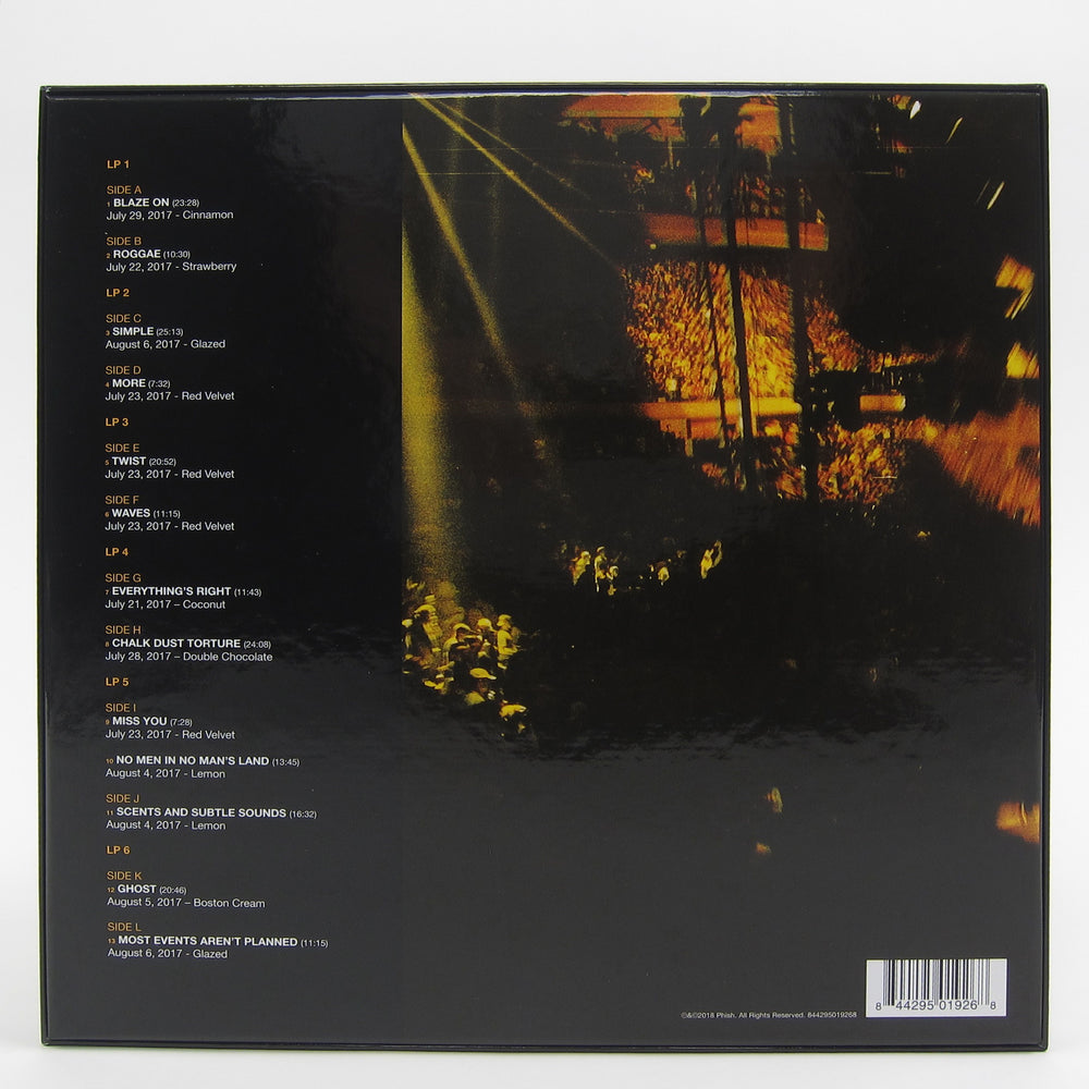 Phish: The Baker's Dozen Live At Madison Square Garden Vinyl 6LP Boxset