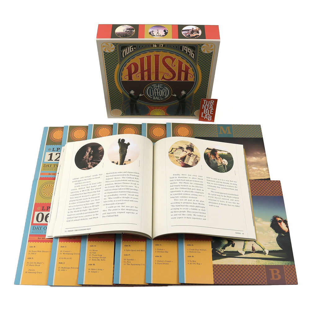 Phish: The Clifford Ball 25th Anniversary (Colored Vinyl) Vinyl 12LP Boxset