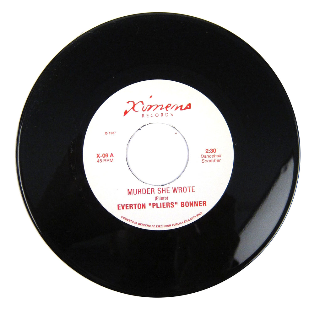 Everton Pliers Bonner / Solid Gold Orchestra: Murder She Wrote / Tracks Of Love Vinyl 7"