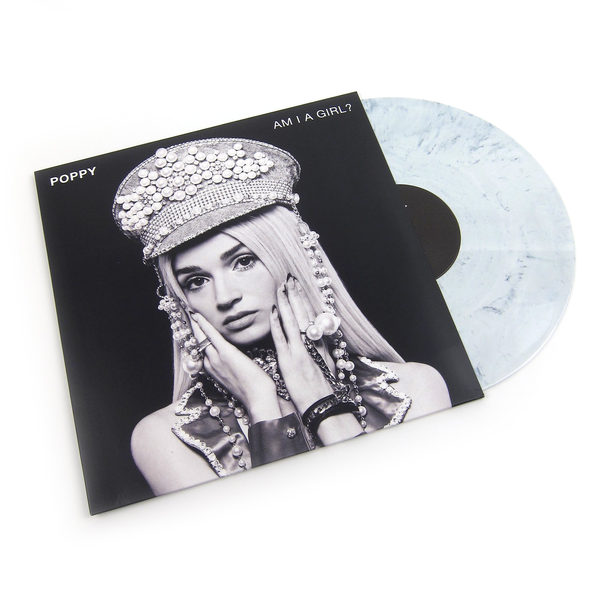 Poppy: Am I A Girl? (White / Black Marble Vinyl) Vinyl 2LP